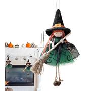 Kitchen Witch - Halloween Witch Doll Colging Decoration - Kitchens Witchs Doll For Good Luck - Figurita Coleccionable De Miedo Con Escoba, Casa Y De Fiesta Embrujados Para El Hogar, Cocinas, Pa