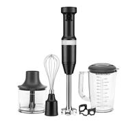 KitchenAid 5KHBV83EBM Batidora de inmersión negra mate Garantía oficial de Kitch