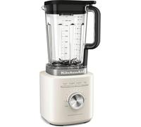 KitchenAid 5KSB2073EPL Pure Power Batidora de Vaso, Motor Potente con Jarra de 2L sin BPA, 10 Velocidades, Programas para Hielo y Smoothies, Cuchilla Asimétrica Inox, Porcelain White
