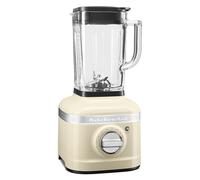 KitchenAid Batidora de vaso K400 - Recipiente de vaso de 1,4 L - Batidora eléctrica - Procesador de alimentos multifunción - 1200 W - 3 programas preajustes y 5 velocidades - Almendra