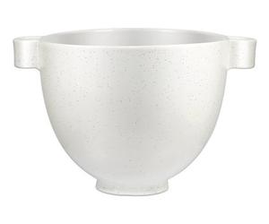 Kitchenaid 5KSM2CB5CB5PSS Bol de Cerámica Gris Moteado para Batidora Amasadora Apto para Microondas y Horno