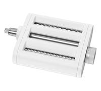 KitchenAid 5KSM3PPA - Juego de 3 rodillos y cortadores de pasta de plástico, incluye rodillo de pasta, cortador de espaguetis y cortador de fettuccine, accesorio de plástico blanco para batidoras de