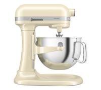 KitchenAid Robot de Cocina - Artisan - Batidora amasadora multifunción con bol elevable de Acero Inoxidable 5,6 L - Batidora de repostería con 4 accesorios - Negro mate