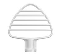 Kitchenaid 5KSMPB5W Batidor para Masa Blanco, Revestimiento de Aluminio, Compatible con Batidoras Amasadoras Medianas