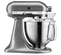 KitchenAid Artisan 5KSM185PSEMS Batidora Amasadora Planetaria, 4.8L, 300W, 10 Velocidades, Medallion Silver