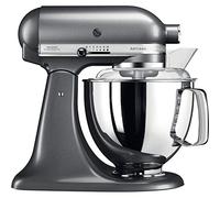 KitchenAid Artisan Robot de Cocina 4,7L con accesorios Plata medallón