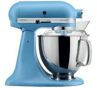 KitchenAid Artisan Robot de Cocina 4,7L con accesorios Velvet blue | De masa madre a merengues con 5 accesorios y batidor de borde flexible; icónico diseño en metal duradero