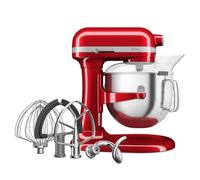 KitchenAid Artisan Robot de Cocina Bol Elevable 6,6L Rojo manzana | Amasa masas densas, hasta 14 pizzas por tanda; 11 velocidades, estructura totalmente metálica y diseño icónico