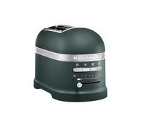 KitchenAid Artisan Tostadora Automática Doble Ranura Pebbled palm | Tuesta pan artesano y bagels por igual; 7 niveles, rejilla para sándwiches y carcasa metálica de diseño icónico