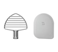 KitchenAid Batidor de Repostería Acero Inoxidable para Robots Bowl-Lift, Integra Mantequilla en Harina, Compatible con Modelos 5.6L, 6.6L y 6.9L