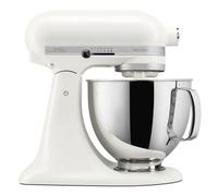 KitchenAid Batidora amasadora - Artisan - Robot de Cocina con Cabezal Inclinable - Amasadora con 3 Accesorios -Batidora de repostería con Bol de Acero Inoxidable - 4,8 L - Blanco porcelana