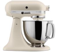 KitchenAid Batidora amasadora - Artisan - Robot de Cocina con Cabezal Inclinable - Amasadora con 3 Accesorios - Bol de Acero Inoxidable - 4,8 L - Lino fresco