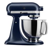 KitchenAid Batidora amasadora - Artisan - Robot de Cocina con Cabezal Inclinable - Amasadora con 3 Accesorios -Batidora de repostería con Bol de Acero Inoxidable - 4,8 L - Azul tinta