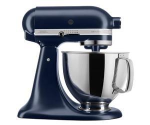 KitchenAid Batidora amasadora - Artisan - Robot de Cocina con Cabezal Inclinable - Amasadora con 3 Accesorios -Batidora de repostería con Bol de Acero Inoxidable - 4,8 L - Azul tinta