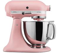 KitchenAid Batidora amasadora - Artisan - Robot de Cocina con Cabezal Inclinable - Amasadora con 5 Accesorios - Batidora de repostería con 2 boles de Acero Inoxidable - 4,8 L y 3 L - Rosa