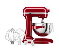 KitchenAid Batidora Amasadora Bowl-Lift 5.2L Heavy Duty, Cuerpo y Engranajes Metálicos, 11 Velocidades, Flex Edge, 67 Puntos de Contacto, Empire Red