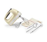 KitchenAid Batidora de mano de 9 velocidades, motor CC silencioso de 85 W con arranque suave, 6 accesorios: batidores, batidoras, ganchos de masa y varilla de mezcla, cable giratorio, bolsa de