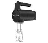 KitchenAid Batidora de varillas inalámbrica - Go Cordless - 7 velocidades y soft start - Varillas Turbo de acero inoxidable - Batidora de reposteriá potente - Negro - Con batería