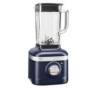 KitchenAid Batidora de vaso K400 - Recipiente de vaso de 1,4 L - Batidora eléctrica - Procesador de alimentos multifunción - 1200 W - 3 programas preajustes y 5 velocidades - Azul tinta