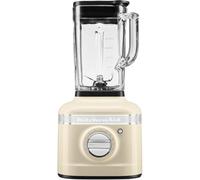 KitchenAid Batidora de vaso K400 - Recipiente de vaso de 1,4 L - Batidora eléctrica - Procesador de alimentos multifunción - 1200 W - 3 programas preajustes y 5 velocidades - Almendra
