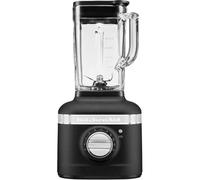 KitchenAid Batidora de vaso K400 - Recipiente de vaso de 1,4 L - Batidora eléctrica - Procesador de alimentos multifunción - 1200 W - 3 programas preajustes y 5 velocidades - Negro acero fundido