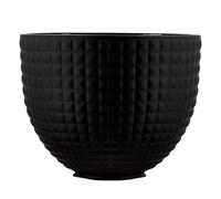 KitchenAid Black Studde - Cuenco de cerámica (4,7 L), color negro
