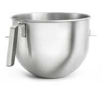 KitchenAid Bol de Acero Inoxidable 6.6L con Asa en J, Encaje Seguro, Compatible con Robots de Pie Bowl-Lift