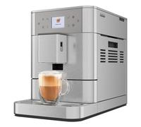 KitchenAid Cafetera espresso automática - KF6-15 recetas, espumador de leche automático, 4 perfiles de usuario, diseño metálico, silenciosa y rápida - Acero