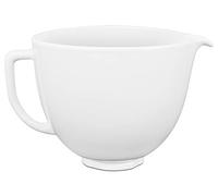 KitchenAid Ceramic Bowl White for 4.3L and 4.8L Stand Mixer Bol, Chocolate Blanco