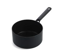 KitchenAid Classic Forged Aluminio Cazo de Cerámica Antiadherente Anodizada Dura de16 cm/1,5 litros, Sin PFAS, Apta para Inducción, Horno, Lavavajillas, Negro