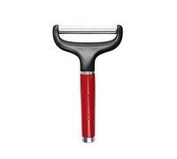 KitchenAid Cortador de Queso de Acero Inoxidable con Mango Ergonómico, Rojo
