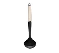 KitchenAid Cucharón Hondo de Cocina con Mango Ergonómico, Negro y Beige.