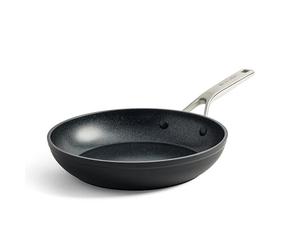 KitchenAid Forged Hardened Sartén de 20 cm cerámica anodizada dura forjada sin PFAS, antiadherente, apta para inducción, apta para horno hasta 220 °C, lavavajillas, negro