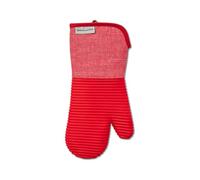 KitchenAid Guante de Horno de Silicona Suave Acanalado, Resistente al Calor, Ideal para cocinar y Hornear, Agarre Antideslizante, cómodo y Duradero, Apto para lavavajillas, Color Rojo Imperio