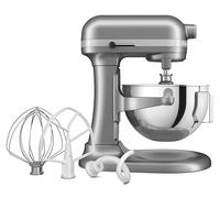 KitchenAid HEAVY DUTY - BATIDORA AMASADORA CON BOL ELEVABLE DE 5,2L - PLATA MOLDEADO 5KSM55SXXECU