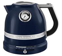 KitchenAid Hervidor de Agua Eléctrico con Control de Temperatura - Calentador Eléctrico de 1,5L - Artisan - Jarra con Filtro Antical Extraíble - 2400W - Azul tinta