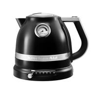 KitchenAid Hervidor de Agua Eléctrico con Control de Temperatura - Calentador Eléctrico de 1,5L - Artisan - Jarra con Filtro Antical Extraíble - 2400W - Negro onix