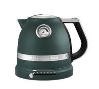 KitchenAid Hervidor de Agua Eléctrico con Control de Temperatura - Calentador Eléctrico de 1,5L - Artisan - Jarra con Filtro Antical Extraíble - 2400W - Verde