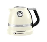 KitchenAid Hervidor de Agua Eléctrico con Control de Temperatura | Chaleira Eléctrica de 1,5L | Jarra Calentar con Filtro Antical | 2400W | Crema