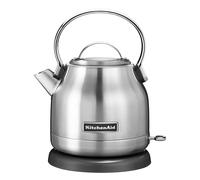 KitchenAid Hervidor Eléctrico 1.25L, Hervor Rápido con Apagado Automático e Indicador LED, Filtro Antical Extraíble, 1500W, Acero Inoxidable