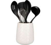 KitchenAid Juego de Utensilios de Cocina Antiadherentes con Soporte, 6 Unidades