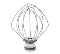 KitchenAid Látigo de 6 cables para batidoras de pie de cabeza inclinable de 3.5 cuartos de galón, metálico