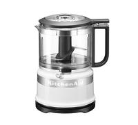 KitchenAid KFC3516 Mini PROCESADOR DE Alimentos, 240 W, 0.83 litros, 1 Decibelios, Acryl, 2 Velocidades, Blanco