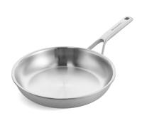 KitchenAid MultiPly 3PLY Sartén de Acero Inoxidable Sin PFAS de 20 cm, Triple Capa, Multiclad, Inducción, Apta para Horno hasta 220°C, Apta para Lavavajillas, Plata