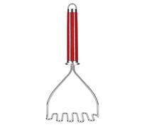 KitchenAid Prensador de Patatas de Acero Inoxidable con Mango Ergonómico, Rojo