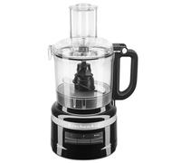 KitchenAid Procesador de alimentos 1.7 L - Robot de cocina - Picar, triturar y cortar - Picadora con 2 velocidades y Pulse - Cuchillas inox y cuchilla de masa - Libre de BPA - Negro 5KFP0719EOB