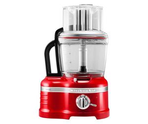 Kitchenaid Procesador de Alimentos 5KFP1644 Rojo 4L Potente Silencioso 1600W Multifuncional Apto para Inducción