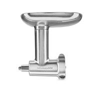KitchenAid Set Picadora de Carne y Embutidora para Robots de Cocina, 3 Placas de Picado, 2 Tubos para Embutir, Bandeja Extraíble, Construcción en Metal