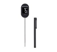 KitchenAid Termómetro de cocina de lectura instantánea digital, pantalla giratoria con luz de fondo, rango de -40 ° a 250 ° C