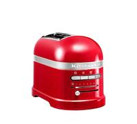 KitchenAid Tostadora de Pan con Doble Ranura Ancha - Artisan - Para Diferentes Tipos de Pan - 7 Niveles de Tostado - Con Rejilla para Sándwiches - Rojo imperial